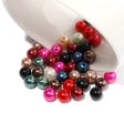 Wholesale 1000pcs pack ABS Beads with Holes Imitation Pearl Beads Cheap