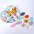 Wholesale 20pcs pack Halloween Pumpkin Silicone Beads For Discount