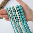 Wholesale 10Strings Pack Synthetic Turquoise DIY Round Beads Hot on Sale