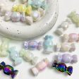 Wholesale 10pcs pack star sky night light two-color uv plating candy beads Beads Online now