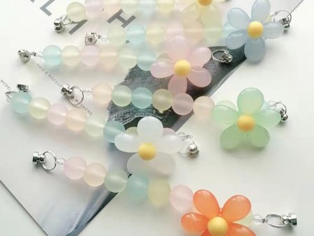 Wholesale Acrylic Flower Mobile Phone Chain Discount