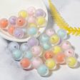 Wholesale 20pcs pack Acrylic Transparent Frosted Various Candy Color Beads on Sale