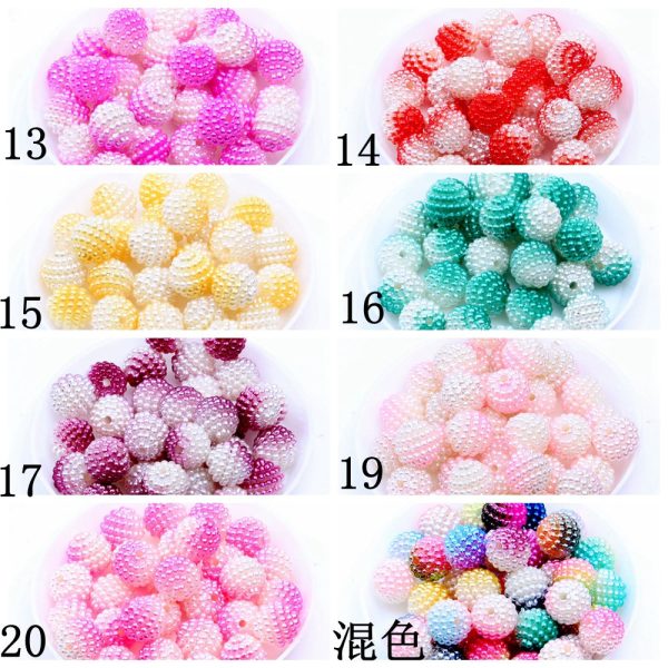 Wholesale 200pcs 10 12mm Gradient Bayberry Beads Discount