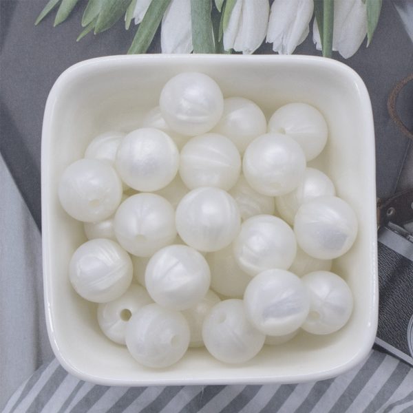 Wholesale 100PCS PACK 15mm Baby Teether Silicone Round Beads Sale