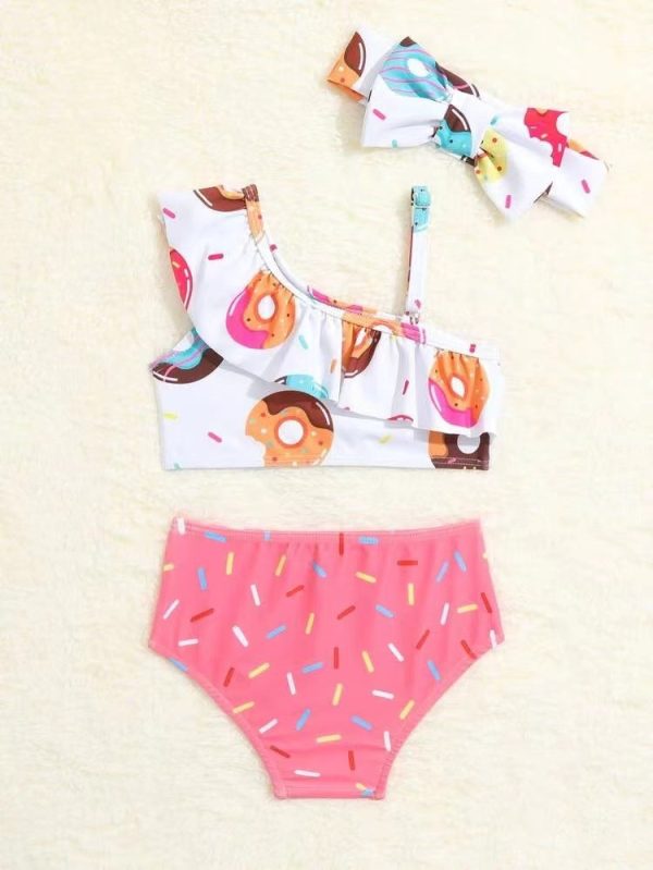 Wholesale Baby One-Piece Donut Backless Multicolor Split Swimwear Hot on Sale