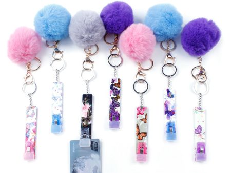 Wholesale 10PCS Hair Ball Butterfly ATM Contactless Plastic Card Reader Discount