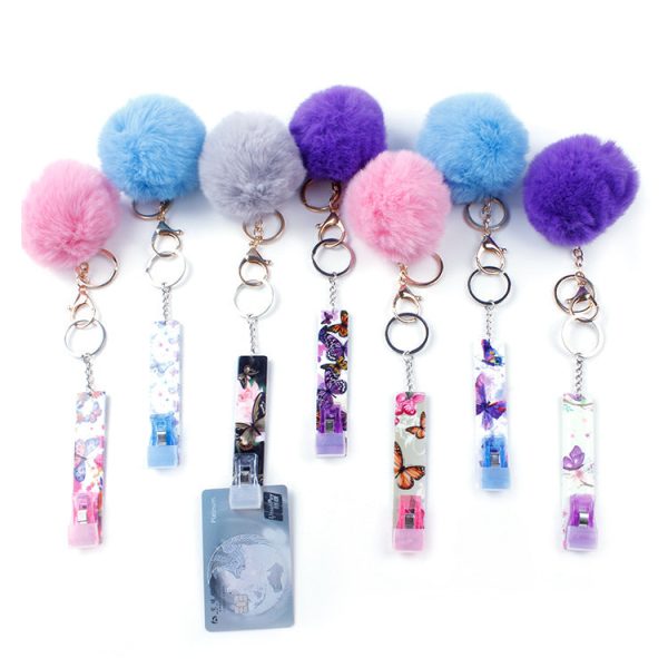 Wholesale 10PCS Hair Ball Butterfly ATM Contactless Plastic Card Reader Discount