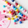 Wholesale 10pcs Solid Color Acrylic Candy Round Beads Online Sale