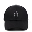 Wholesale Cotton Middle Finger Swearing Baseball Cap For Cheap