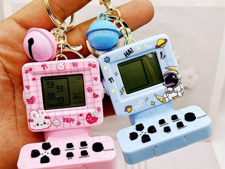 Wholesale ABS Tetris Handheld Mini Game Console Keychain Discount