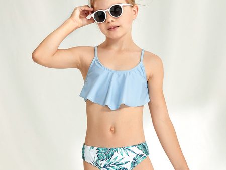 Wholesale Kids Split Backless Swimwear Online Hot Sale