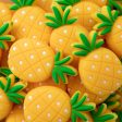 Wholesale 200pcs Silicone Pineapple Baby Teethers Fruit Beads on Sale