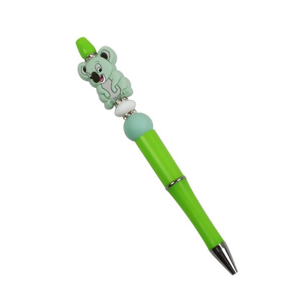 Wholesale 10PCS DIY Handmade Cartoon Koala Silicone Bead Pen For Discount