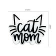 Wholesale 10pcs Silicone Cartoon Cat Mom Focal beads Supply