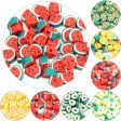 Wholesale 50pcs pack 10mm Soft Pottery Fruit Beads Hot on Sale