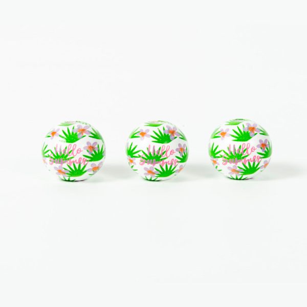 Wholesale 10pcs Summer Theme Colorful Wooden Beads on Sale