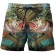 Wholesale Beach Shorts 3D Digital Printing Fish Pattern Cropped Pants Men s Swimwear Hot on Sale