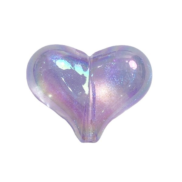 Wholesale 10pcs pack Acrylic Color Plated Mermaid Ji Fart Peach Heart Beads on Sale