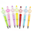 Wholesale 10pcs packDIY Handmade Luminous Flower Silicone Bead Bead Pen Cheap