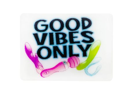 Wholesale 10pcs GOOD VIBES ONLY Printed Silicone Focal beads Hot on Sale