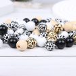 Wholesale 180pcs 16mm Leopard Cow Zebra Wood Beads Sale