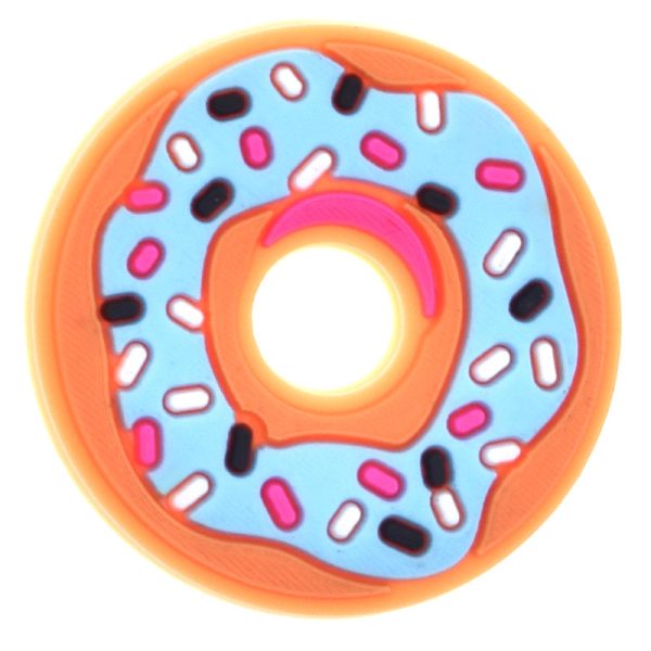 Wholesale 100pcs PVC Cartoon Donut DIY Shoe Buckle For Discount