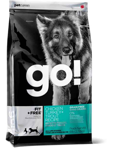 GO! Fit + Free Grain-Free Chicken, Turkey & Trout Recipe Dry Dog Food Online