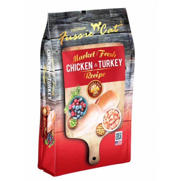 25% OFF: Fussie Cat Market Fresh Chicken & Turkey Recipe Grain-Free Dry Cat Food Fashion