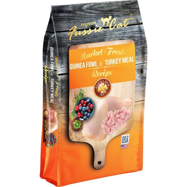 Fussie Cat Market Fresh Guinea Fowl & Turkey Meal Recipe Grain-Free Dry Cat Food Online