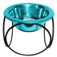 Platinum Pets Olympic Single Raised Feeder Wide Rimmed Dog Bowl (1 x 2 Cups) Sale