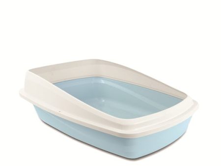 Cat Love Litter Pan With Removable Rim Large Cheap