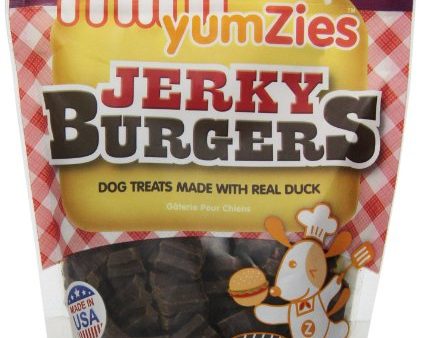 Nootie Yumzies Grain Free Duck Jerky Burgers BBQ Flavor Dog Treats Discount