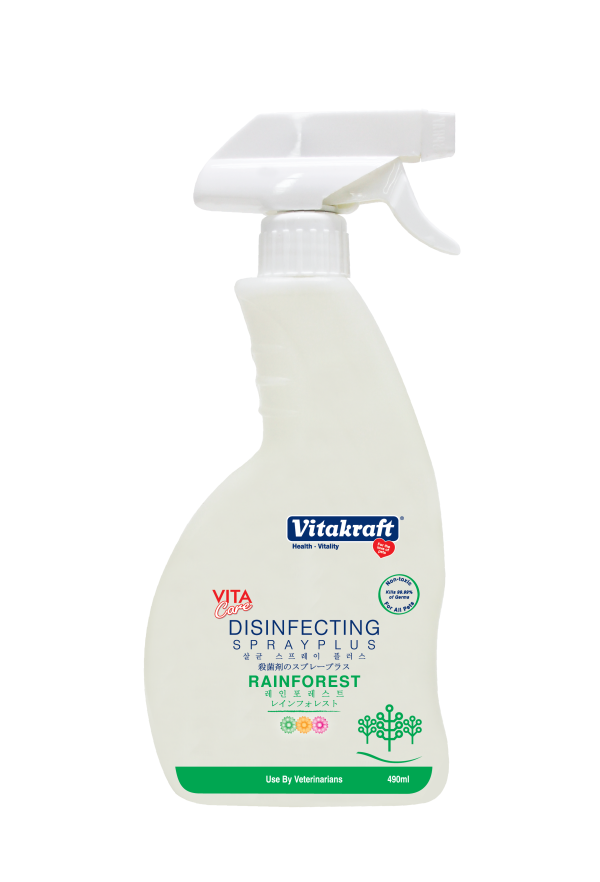 Vitakraft Non-Toxic Disinfectant Spray 490ml Supply