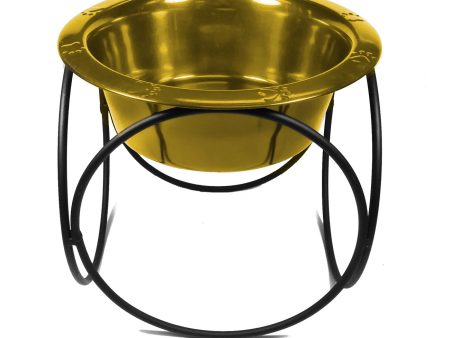 Platinum Pets Olympic Single Raised Feeder Wide Rimmed Dog Bowl (1 x 2 Cups) Sale