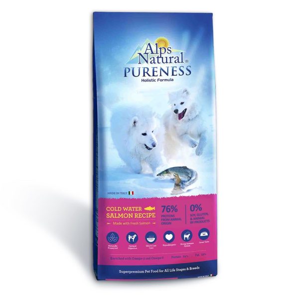 $13 OFF 2kg (Exp19May25): Alps Natural Pureness Holistic Cold Water Salmon Dry Dog Food on Sale