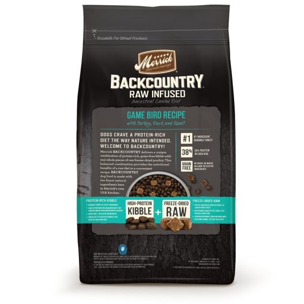 Merrick Backcountry Raw Infused Game Bird Recipe Grain Free Dry Dog Food Online